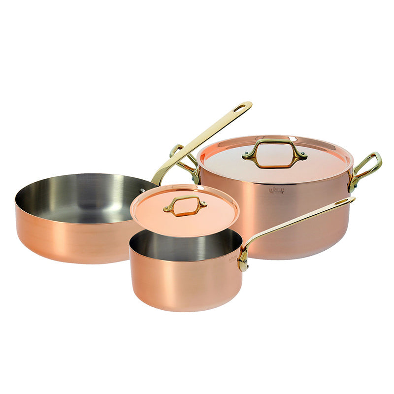 INOCUIVRE Tradition Copper Cookware Set 5 Pieces