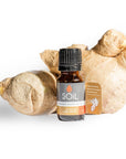 Organic Ginger Essential Oil (Zingiber Officinale) 10ml Essential Oils Soil Organic Aromatherapy 
