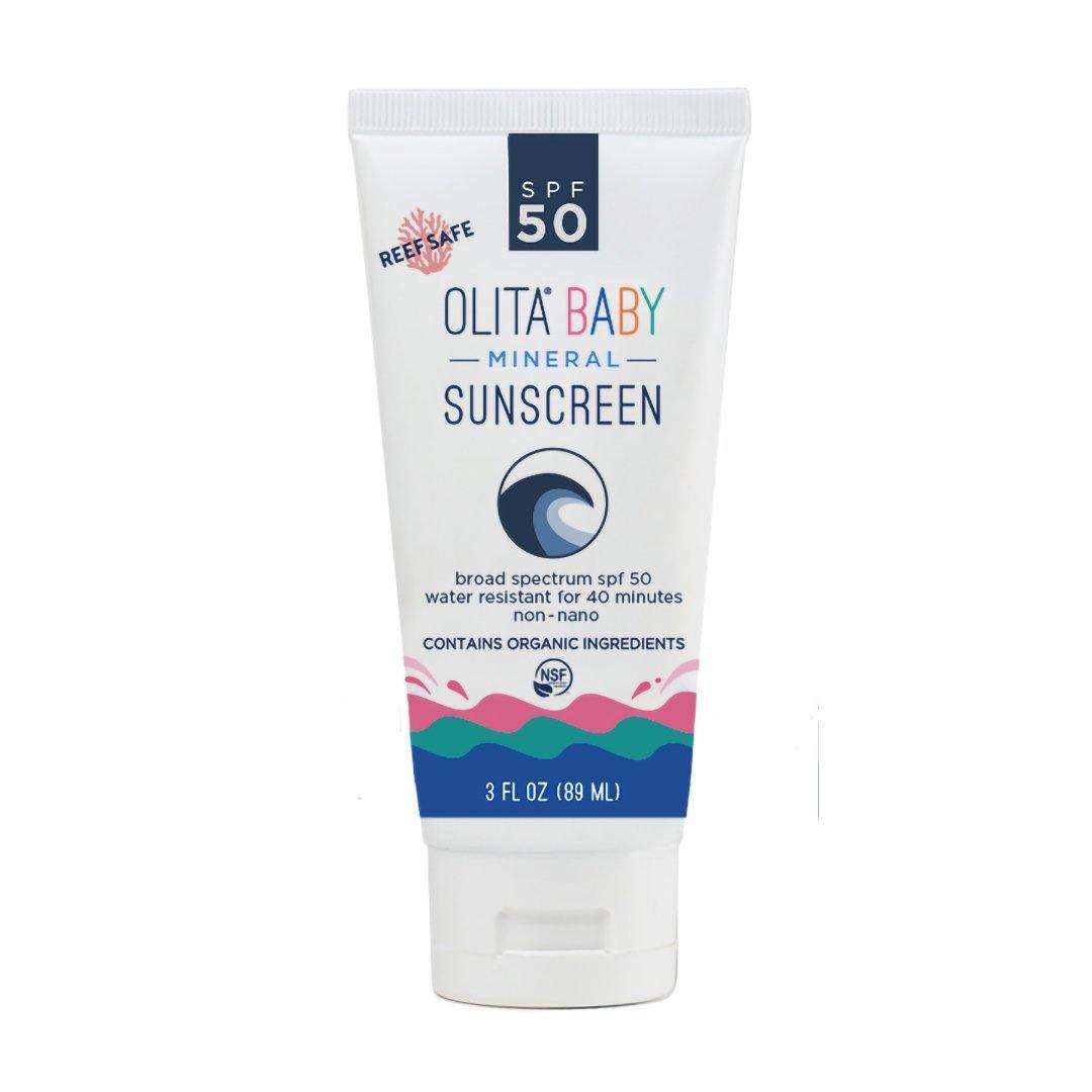 OLITA BABY Organic Sunscreen Lotion - SPF 50 Baby Sunscreen Olita 