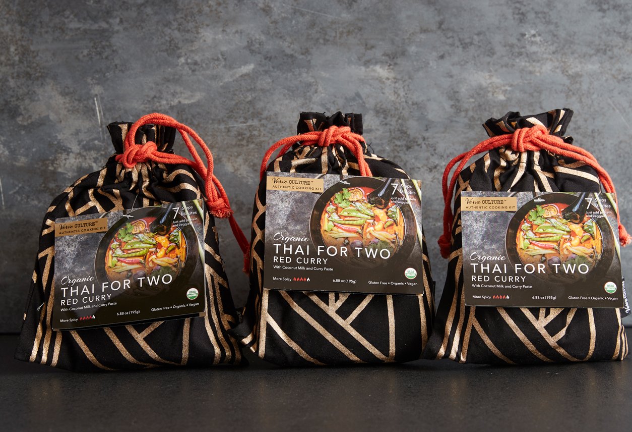 Thai for Two - Organic Red Curry Kit Curry Verve Culture 3-Pack 