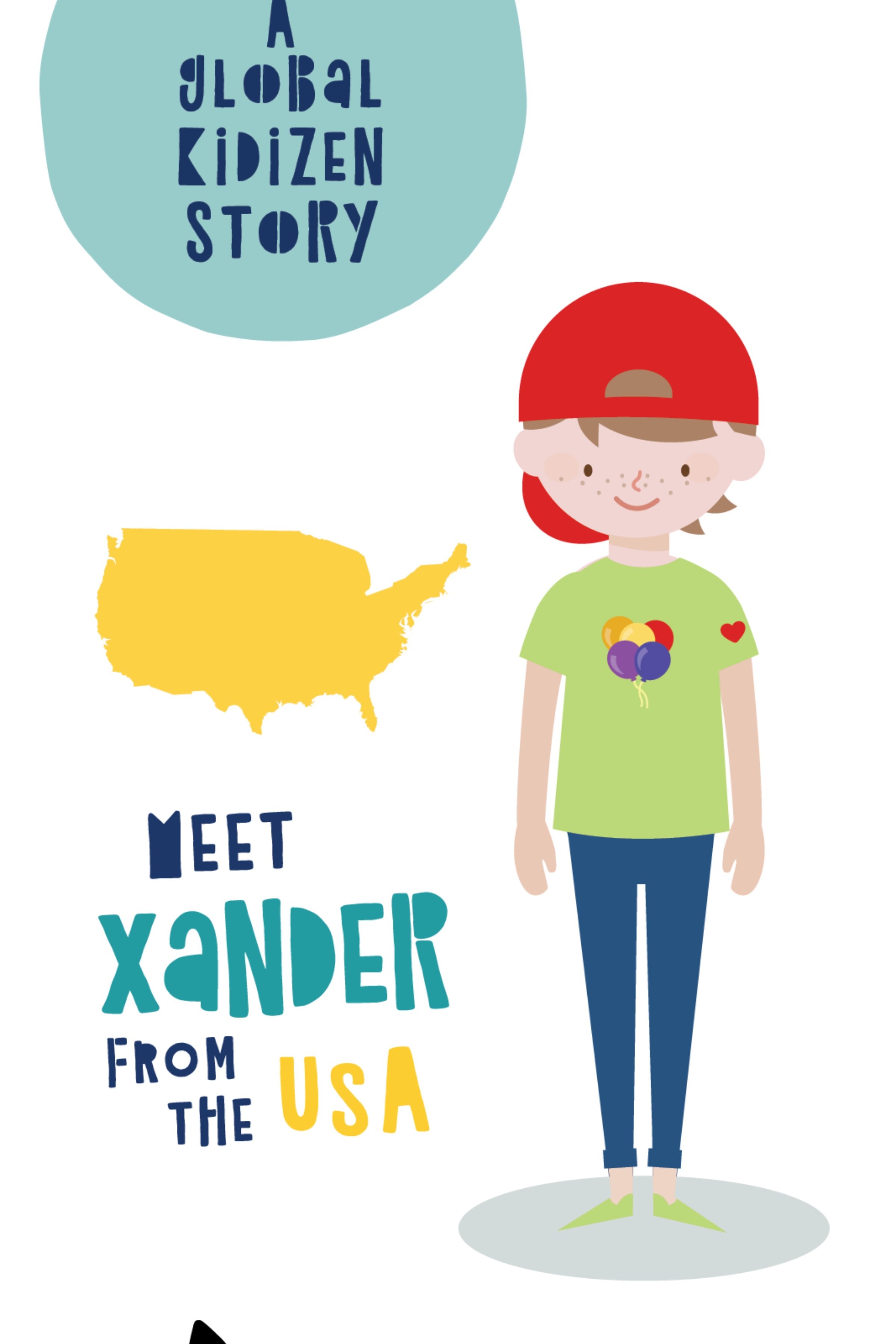 Xander from the United States Dolls For Purpose Kids 