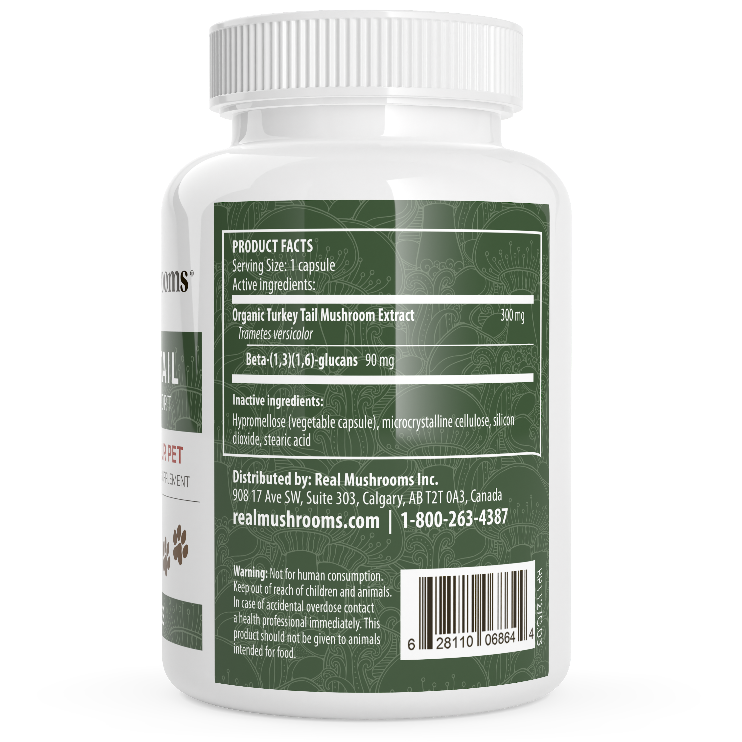 Turkey Tail Extract Capsules for Pets