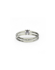 DOUBLE BAND PROMISE RING 0.25 Ct