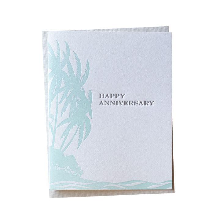 Vintage Island Anniversary Card Greeting Card Bradley & Lily 