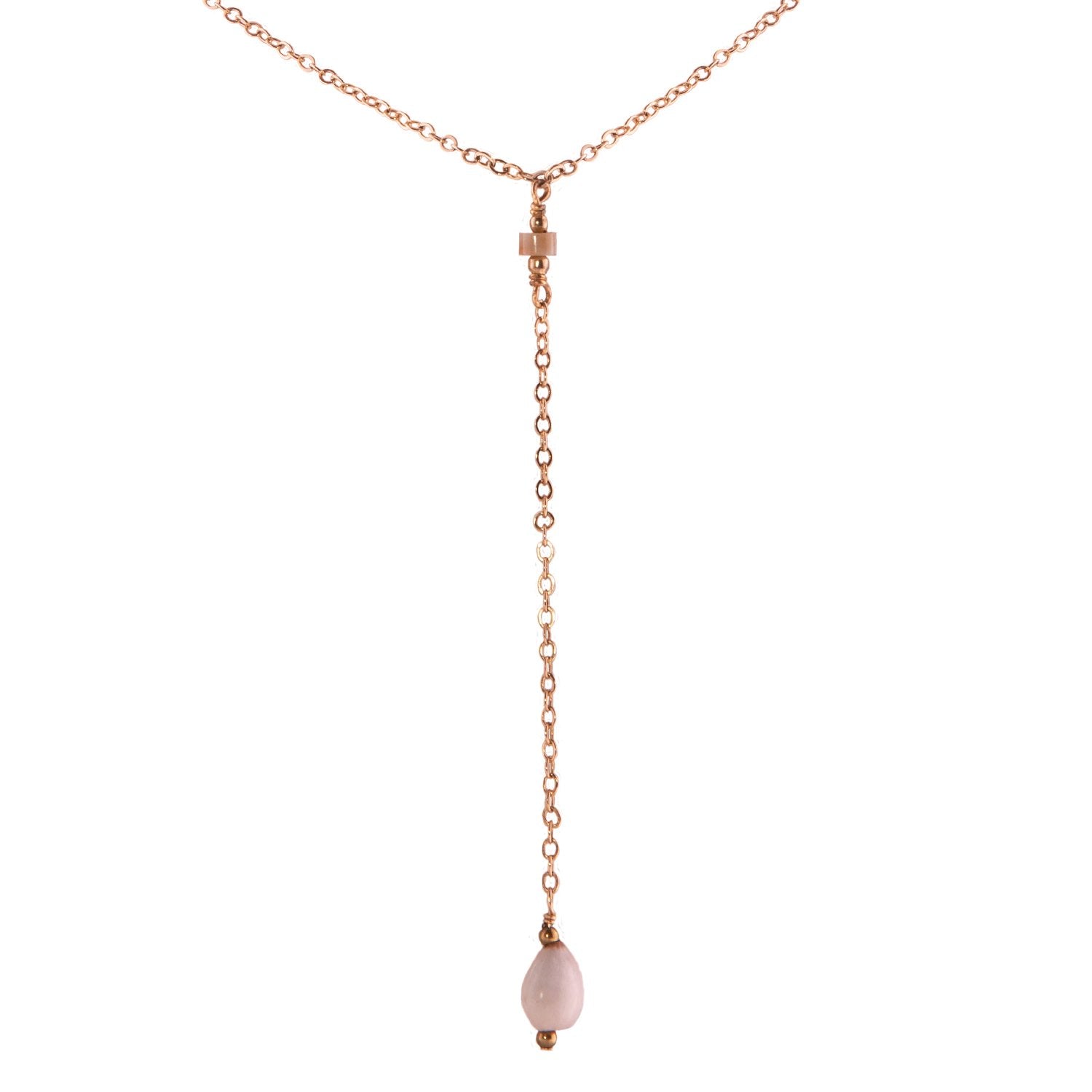 Marie-Rose Lariat Necklace Jewelry Deux Mains 