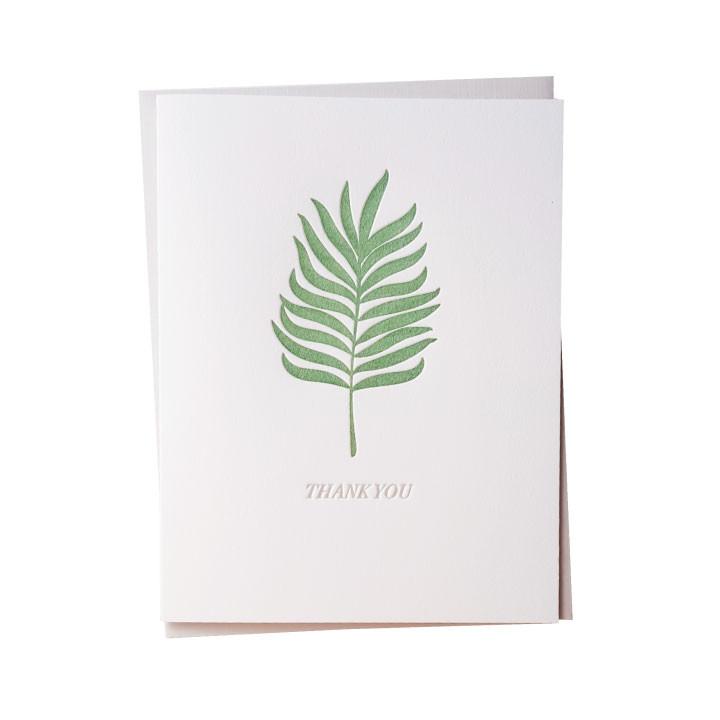 Palm Thank You Card Greeting Card Bradley &amp; Lily 