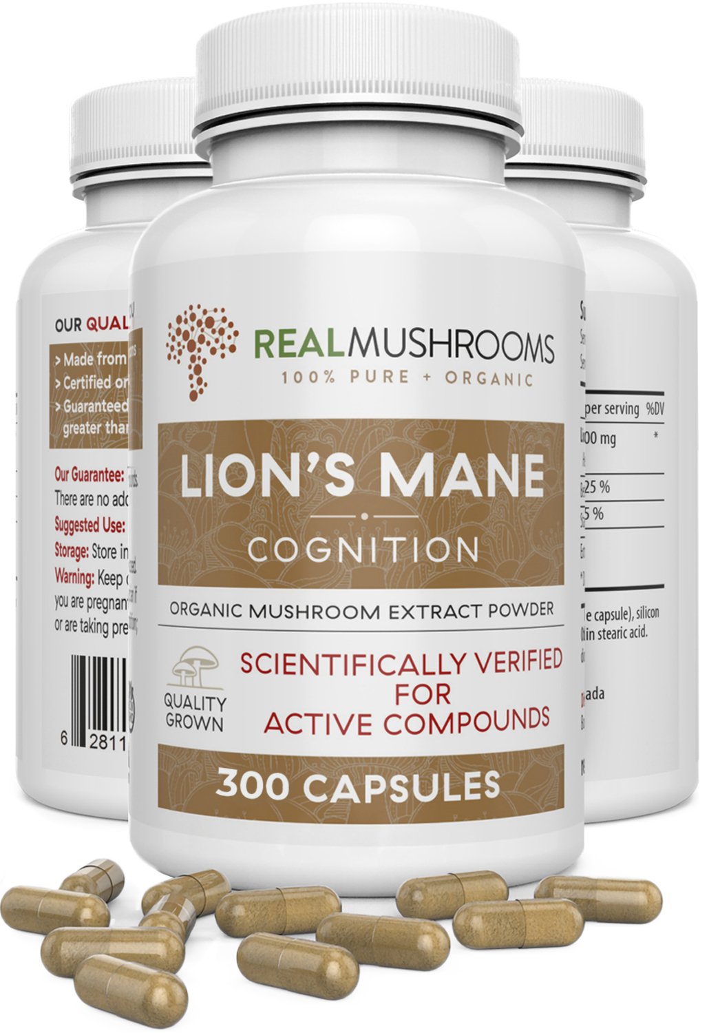 Lion&#39;s Mane Extract - Capsules Capsules Real Mushrooms 