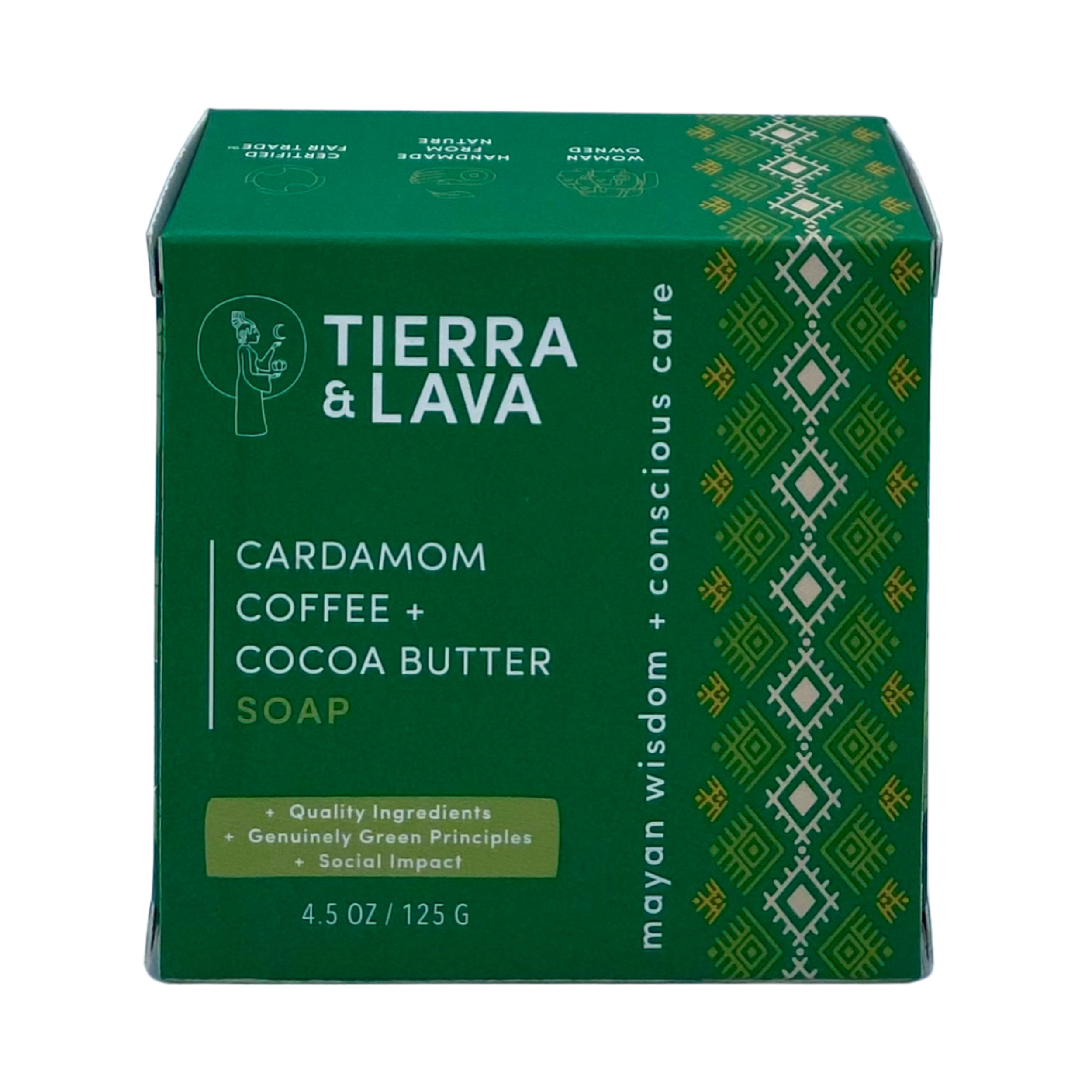 Cardamom, Coffee &amp; Cocoa Butter Soap Bar (4.5oz)