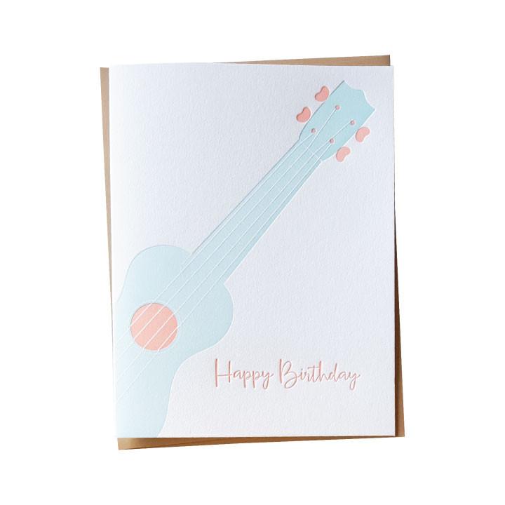 Ukulele Birthday Card Greeting Card Bradley & Lily 