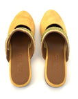 Beaded Mules - Mustard Sandals RoHo Goods 
