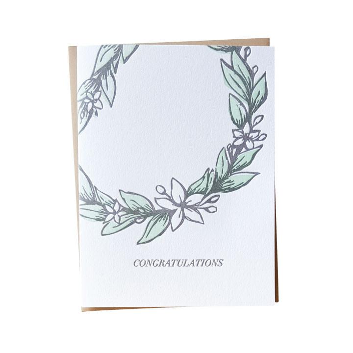 Congrats Lei Card Greeting Card Bradley & Lily 