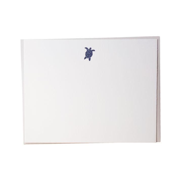Turtle Letterpress Note Cards - Set of 6 Note Card Bradley & Lily 