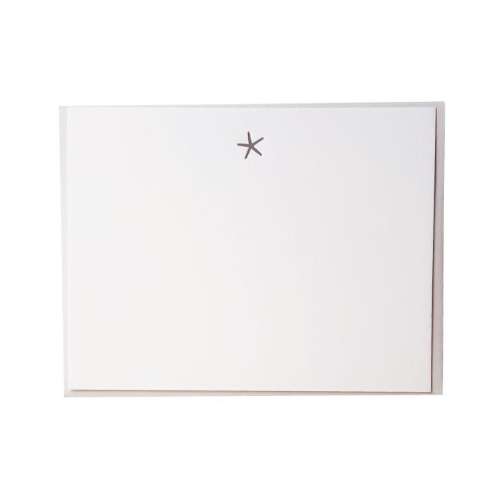 Starfish Letterpress Note Cards Note Card Bradley & Lily 
