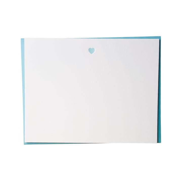 Simple Heart Note Cards Note Card Bradley & Lily 