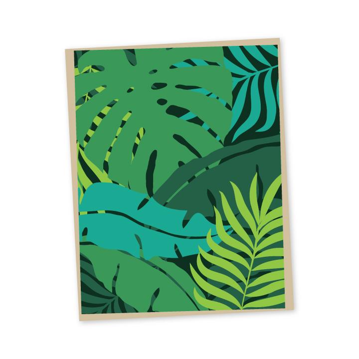 Rainforest Folded Note Cards Note Card Bradley & Lily 