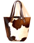 Tsavo Tote Dark Brown/White Tote Bags RoHo Goods 