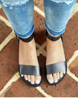 The Camila Leather Flatform Sandal Sandals Brave Soles 