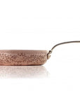 Copper Frying Pan with Hand-Engraved Leaves 11" Pans Amoretti Brothers 