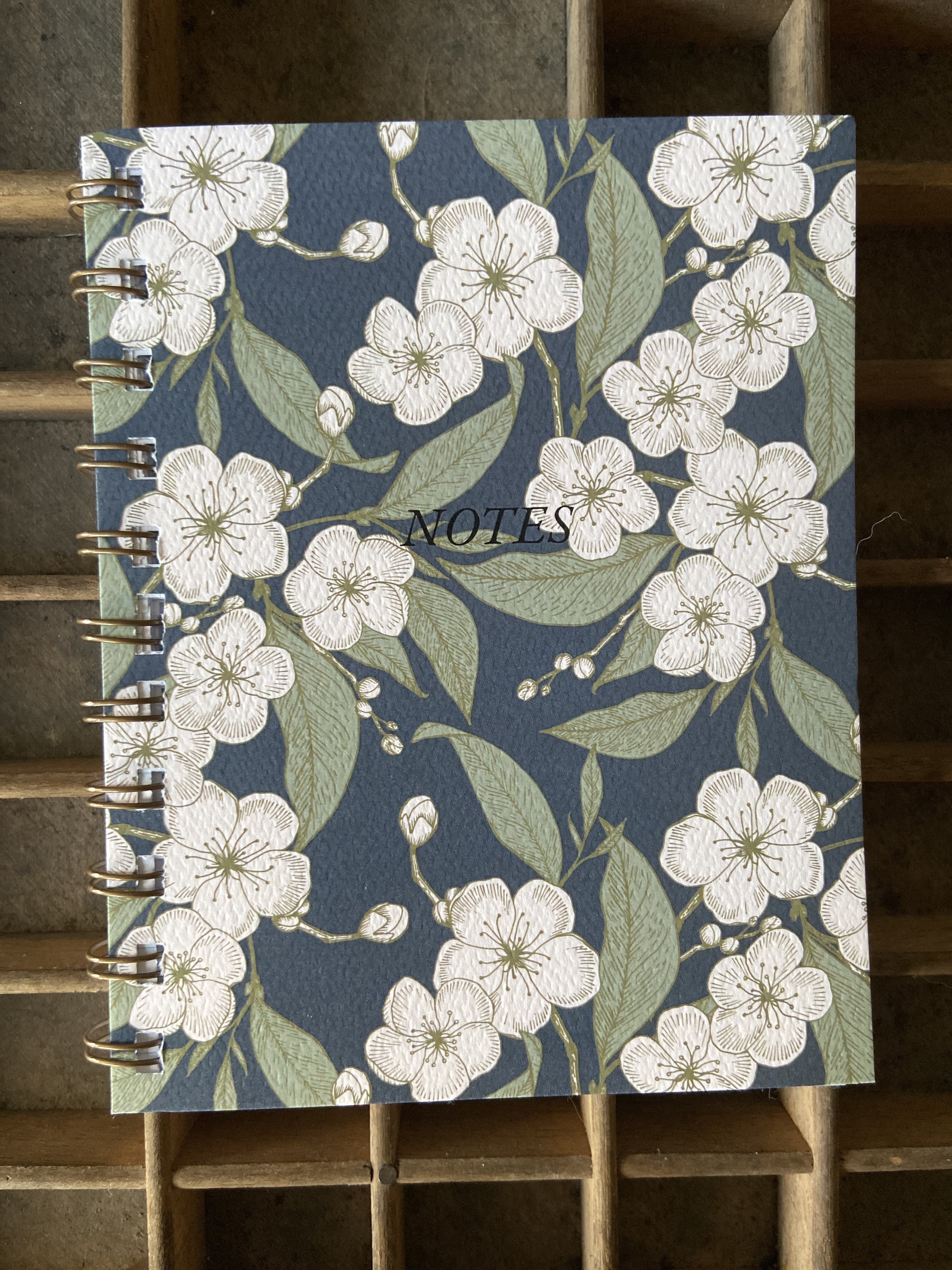 Ume Blossom Spiral Bound Notebook Notebook Bradley &amp; Lily 