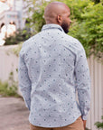 The Diagonal Men's Button Down Shirt - Organic Cotton