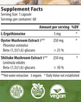 Ergo+ Ergothioneine Supplement Mushroom Extracts Real Mushrooms 