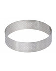 Perforated Round Tart Ring Height 0.8"
