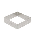 Perforated Square Tart Ring Height 0.8"