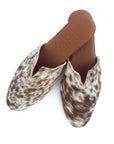 Tsavo Cowhide Mule, Brown & White Women's Sandal RoHo Goods 