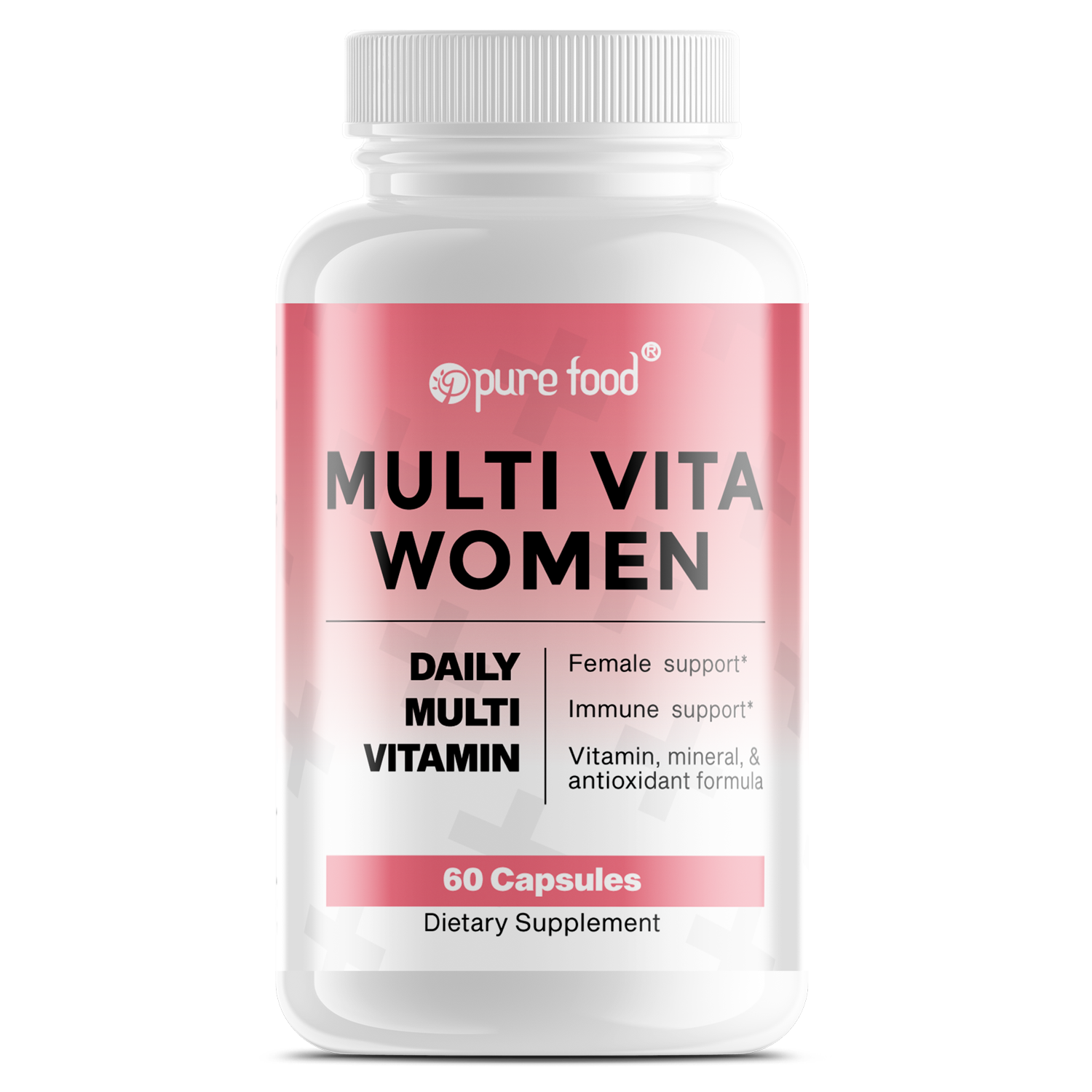 Pure Food Women&#39;s Health Bundle Pack: 4 Supplements
