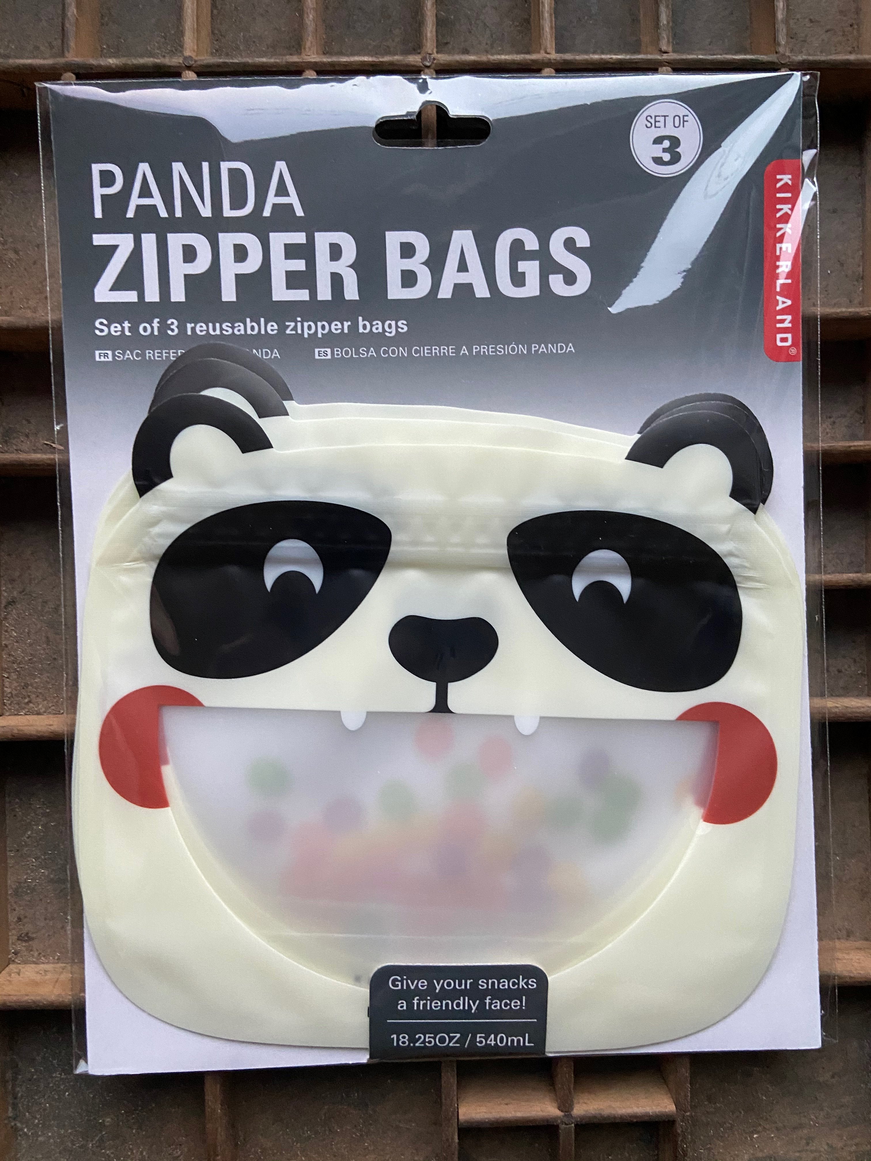 Panda Reusable Bags - set of 3 Reusable Bags Bradley & Lily 