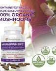 Mushroom D2Z Capsules Real Mushrooms 