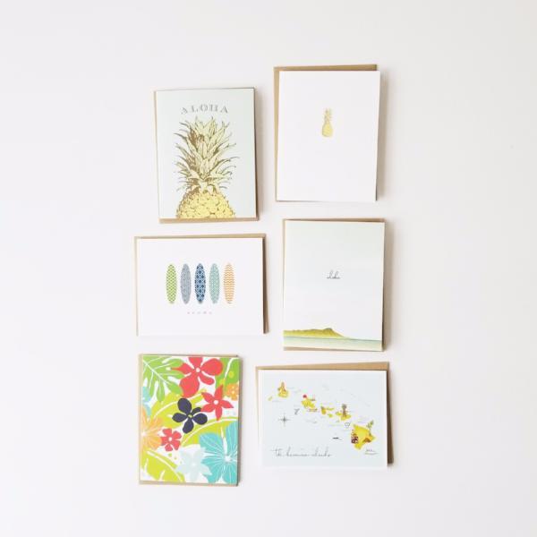Folded Card Assortment - Set of 6 Note Card Bradley &amp; Lily 