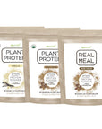 Pure Food Plant Protein Powder Bundle - 3 Full Sized Pouches
