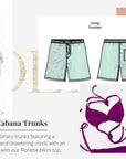 Cabana Trunks Shorts Bold Swimwear 