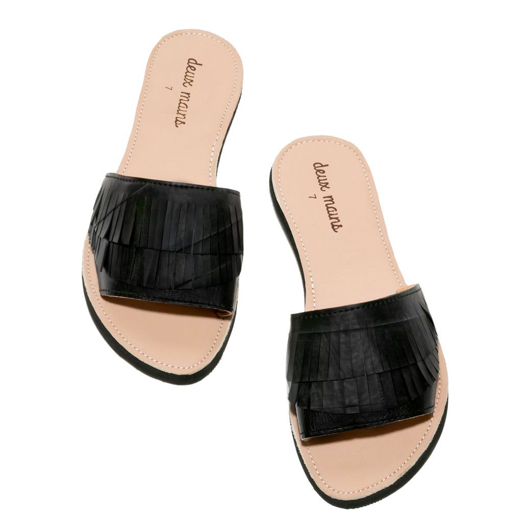 Fringe Slide sandal Women&#39;s Sandals Deux Mains 