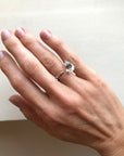 PERSONALIZED BLOOM RING IN WHITE GOLD Rings Nayestones 