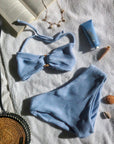 Blue Allium Bikini Bottom Bold Swimwear 