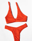 Coral Bikini Bottom Bold Swimwear 