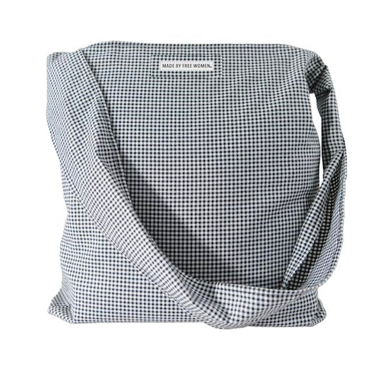 BOYFRIEND SHIRT BAG HOUNDSTOOTH Shoulder Bags Made Free 