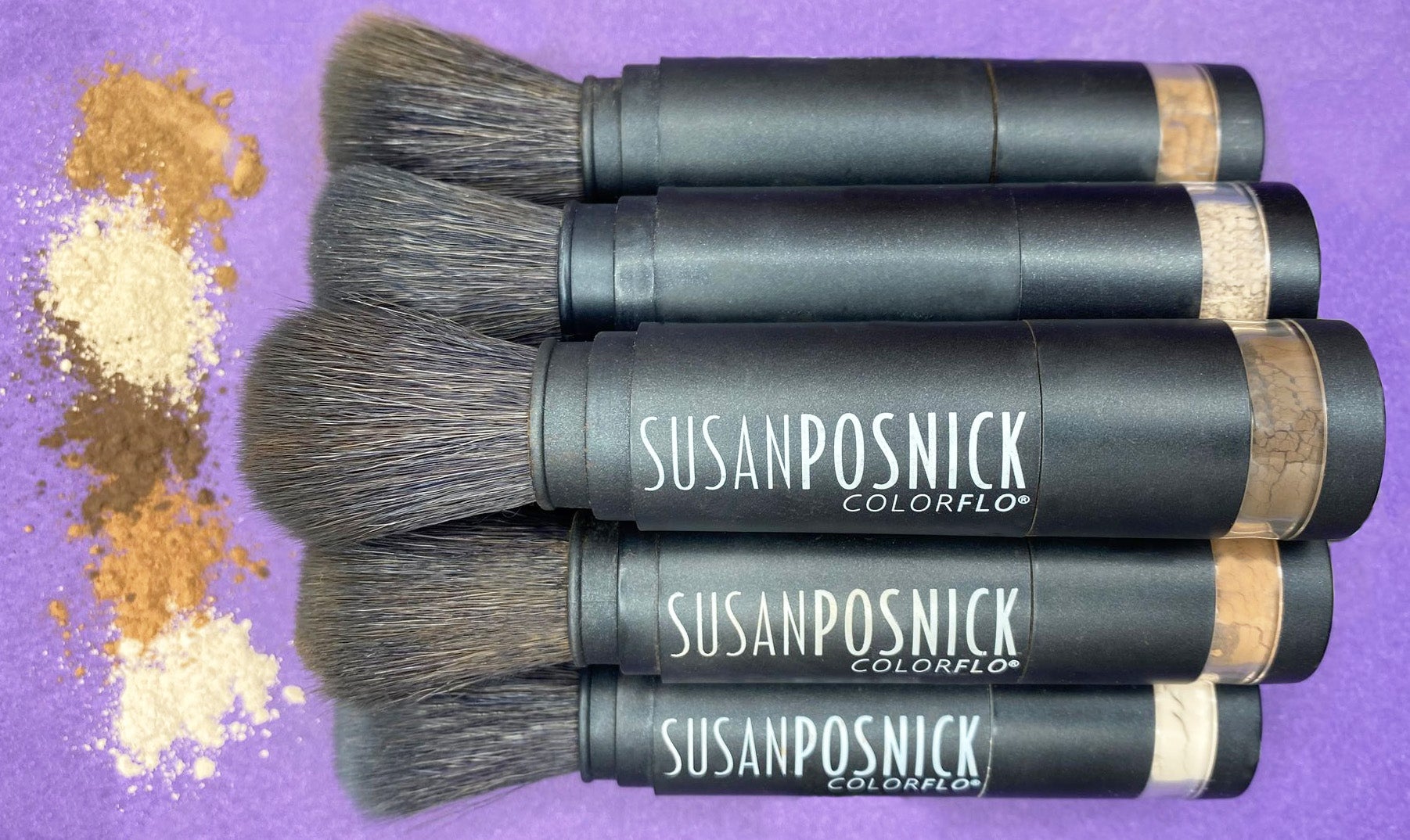 COLORFLO Brush - Mineral Makeup &amp; Physical Sun Protection (12 Shades) Foundation Susan Posnick Cosmetics 