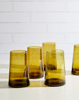 Moroccan Cone Glassware Set of 6 Drinkware Verve Culture 