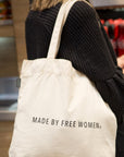 MARKET TOTE MADE BY FREE WOMEN Tote Bags Made Free 