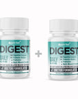 Pure Food DIGEST: All-in-One Digestive Enzymes, Probiotics + Prebiotics (2 Bottles w/ 30 Capsules/Each) gut health Pure Food Digestive Health 