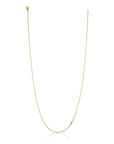 Cable Chain Necklace with Colored Diamond Accent Chains Debra Navarro 