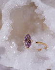 SMALL MARQUISE RING PURPLE AMETHYST Rings Nayestones 