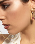 Debra Earrings - Pink Tourmaline Earrings Debra Navarro 