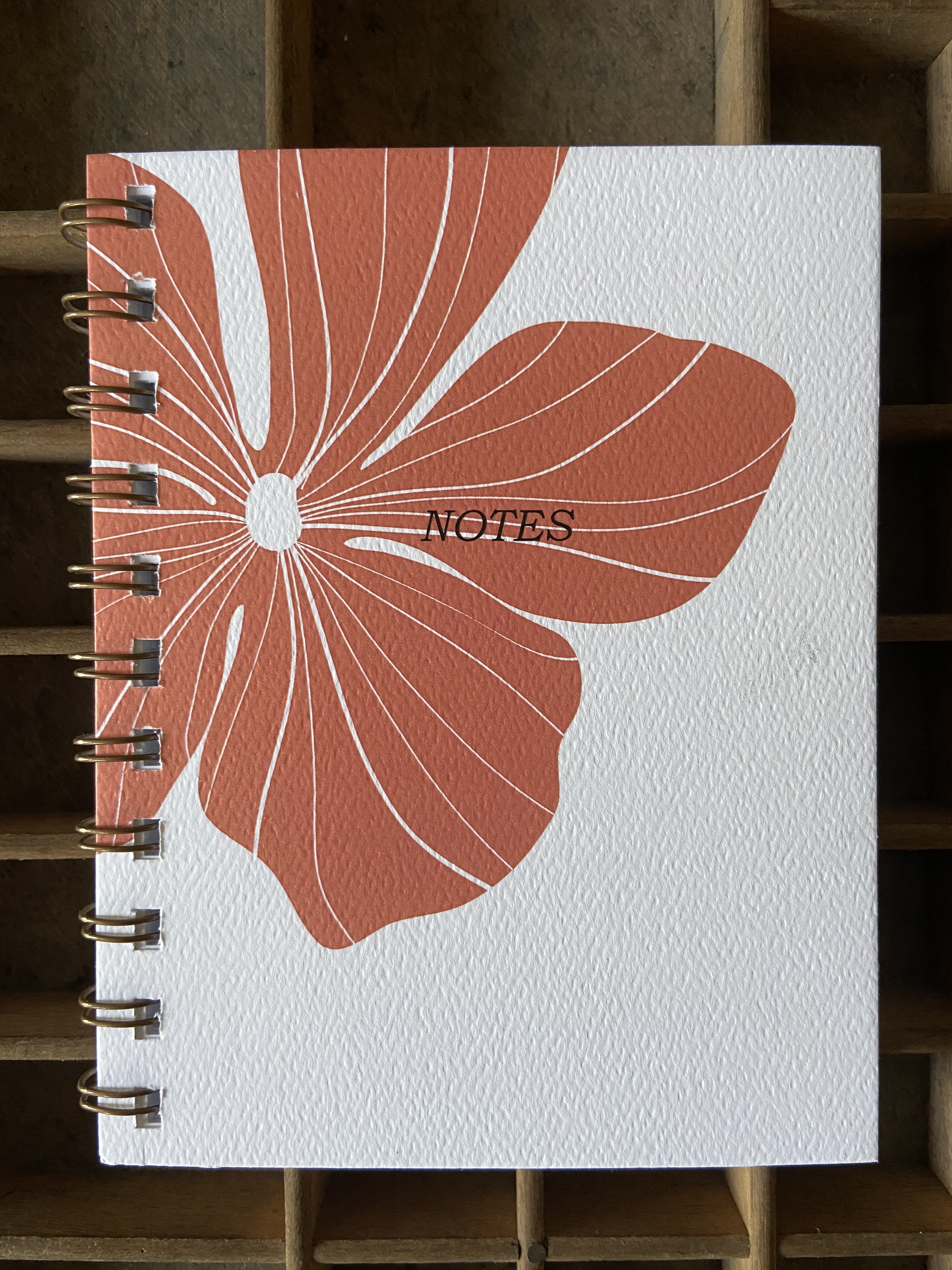 Hibiscus Spiral Bound Notebook Notebook Bradley & Lily 