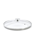 Glass Lid with Stainless Steel Knob, Tall Rim - for CHOC and ALCHIMY Collections