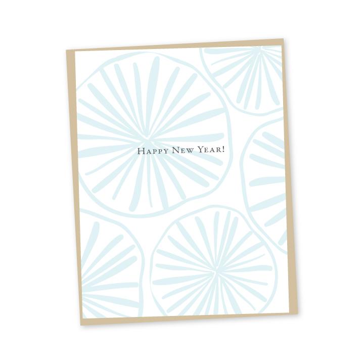 Opihi New Year Letterpress Card Greeting Card Bradley & Lily 