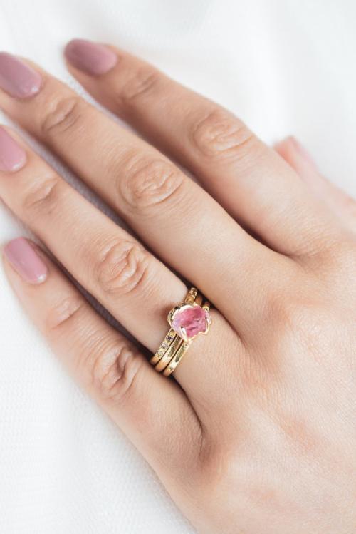 Gee Ring - Pink Spinel ring Debra Navarro 